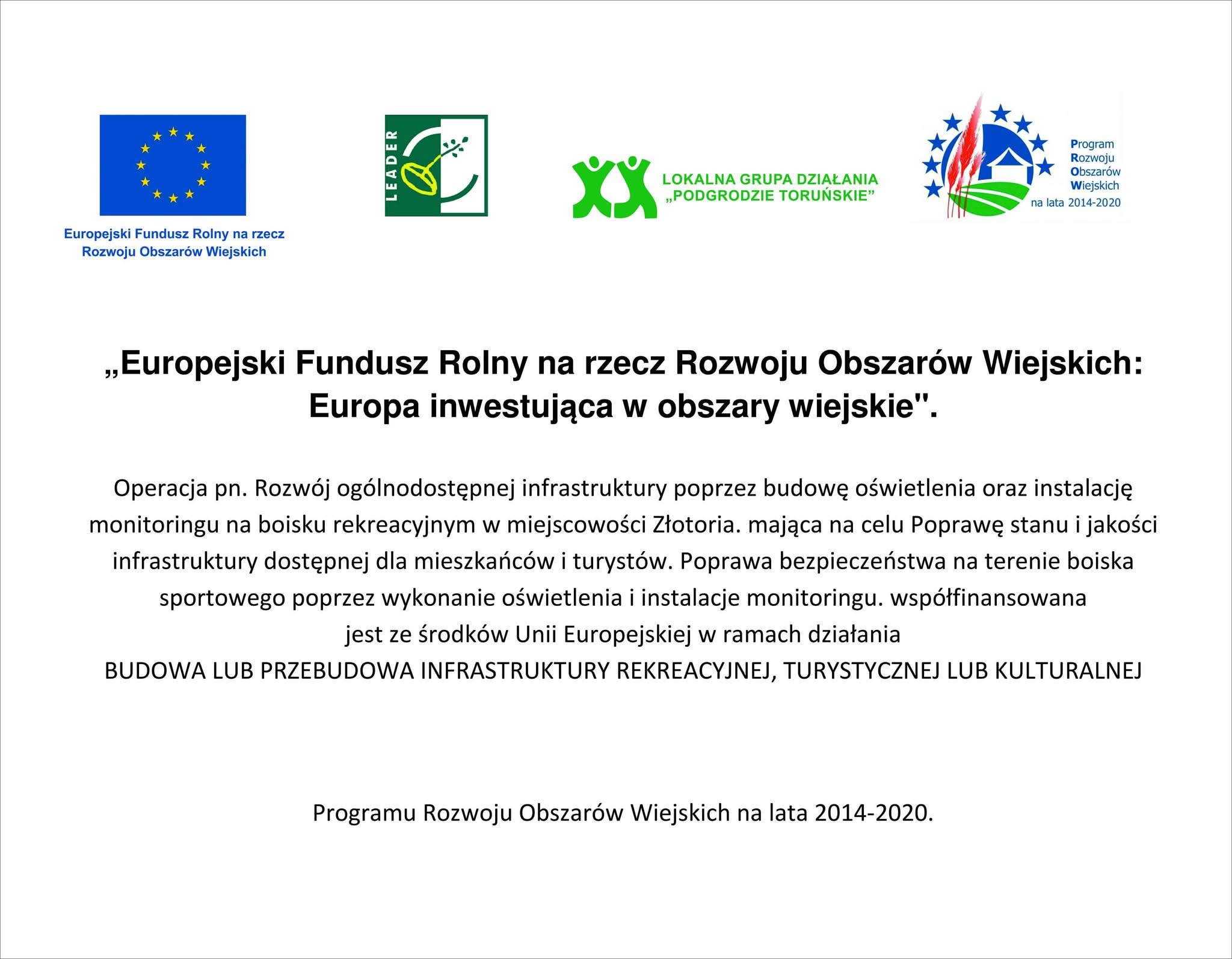 Europejski Fundusz Rolny na rzecz Rozwoju Obszarów Wiejskich